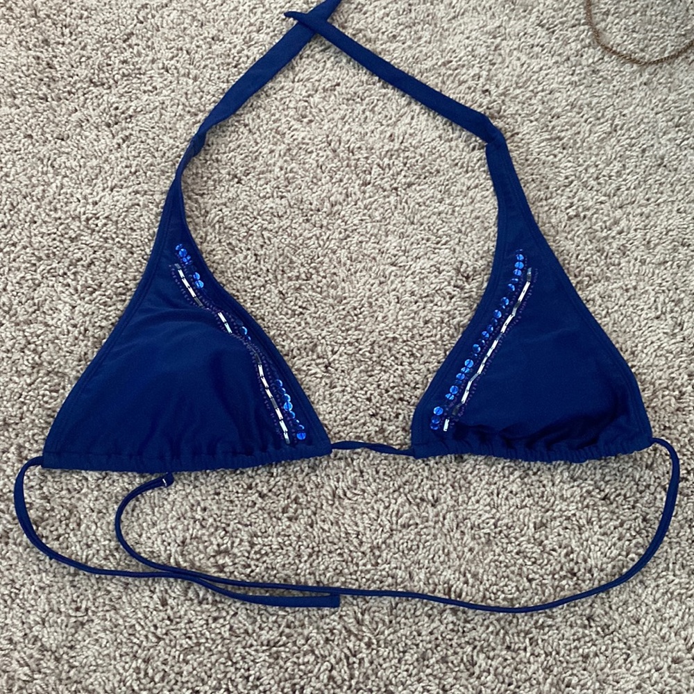 Blue bikini top ninety-Nine size large